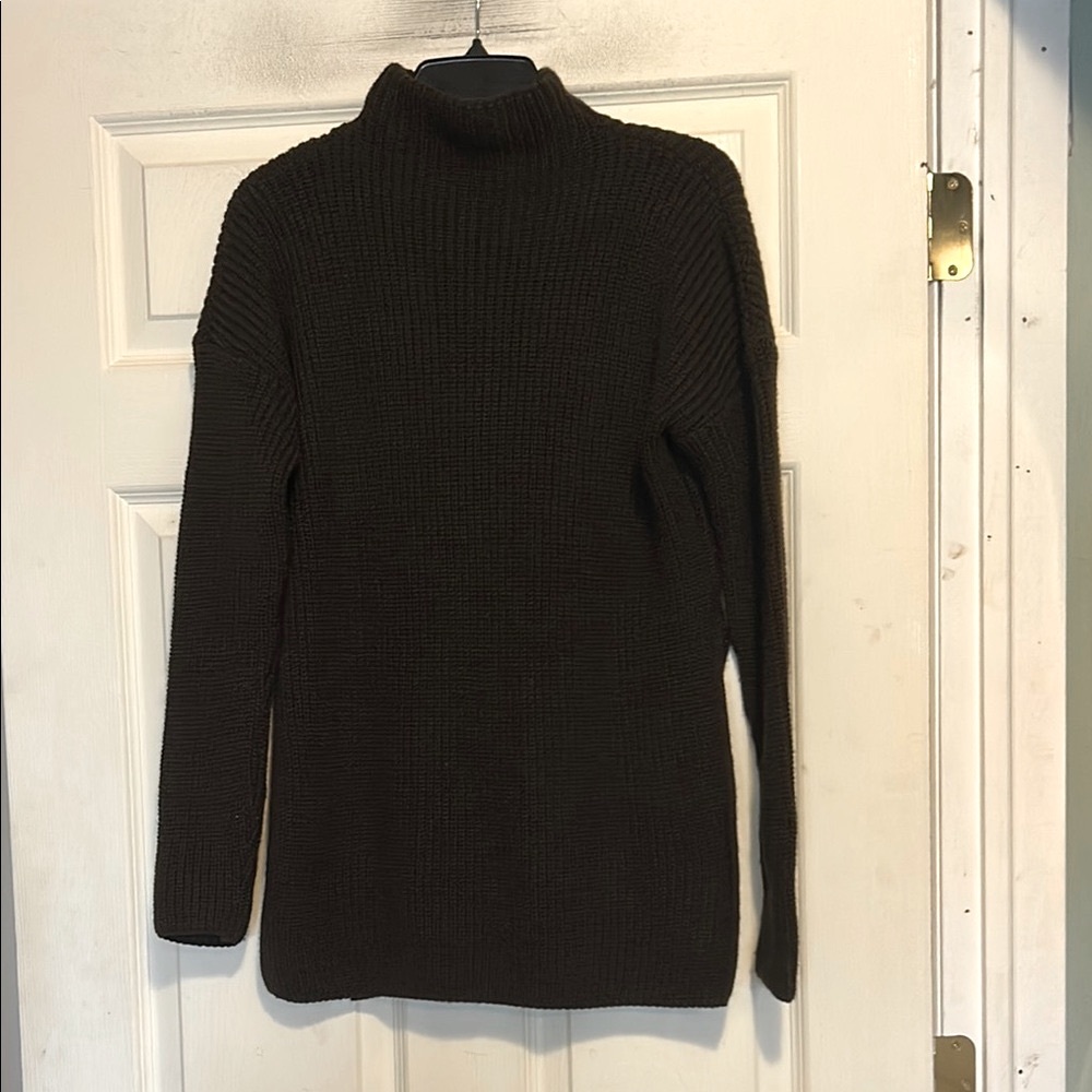 PrettyLittleThing Tunic Length Sweater Size 2 Brown